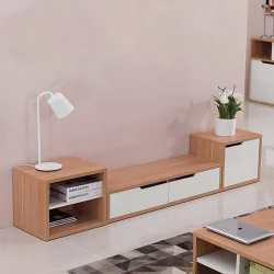 Refined Home Entertainment Unit in Wood