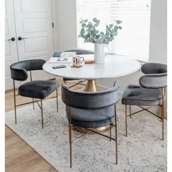 Components of a Round Dining Table Set