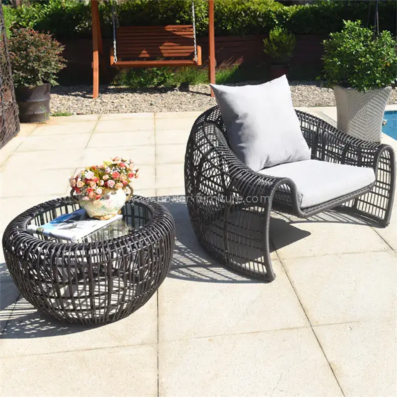 Can real rattan furniture be left outside