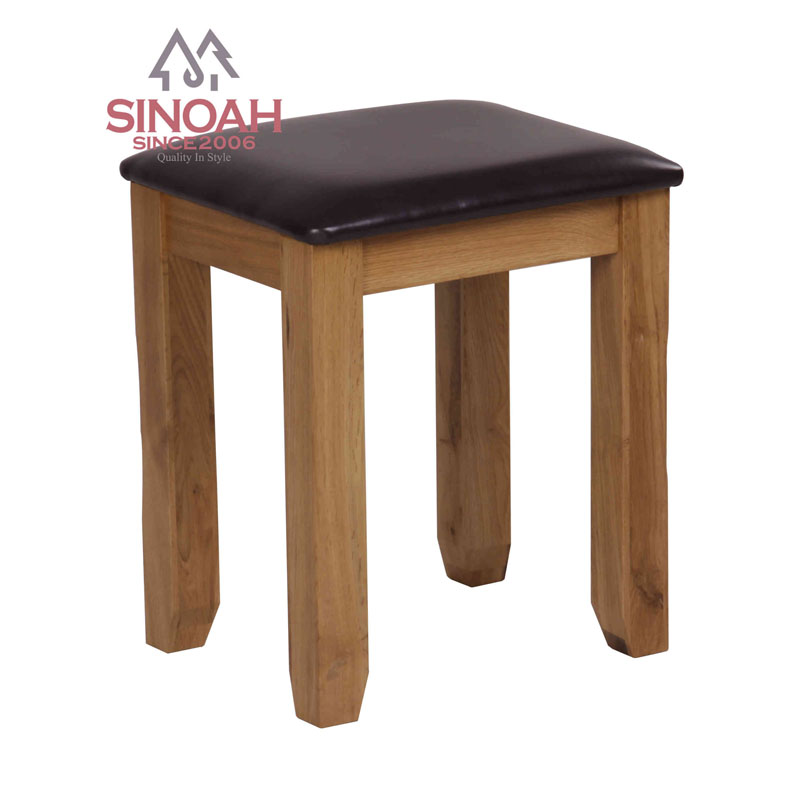 Why is a Rustic Oak Dressing Stool a Practical Addition to a Bedroom