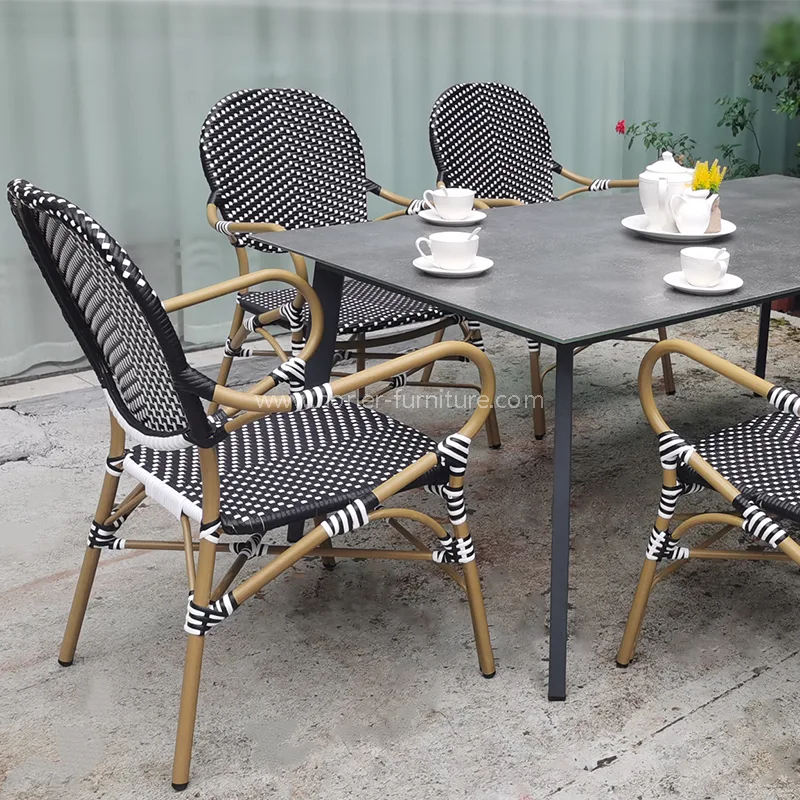 How Does an Aluminum Dining Set Compare to Wood or Wicker Furniture