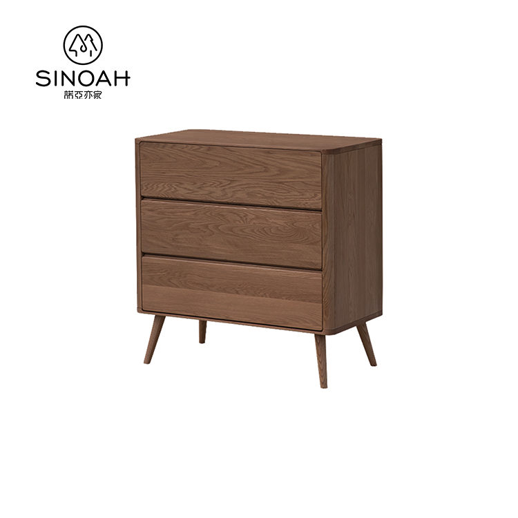 How Does the Dark Oak Three Drawer Cabinet Compare to Other Wood Finishes