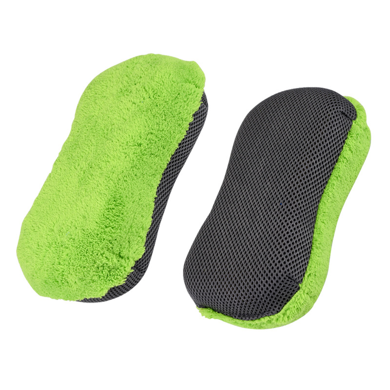 Can a Car Cleaning Mesh Sponge Remove Stubborn Dirt Without Using High Pressure Water