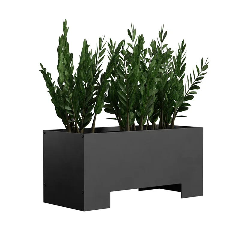 What Plants Grow Best in a Rectangular Outdoor Planter with Raised Base