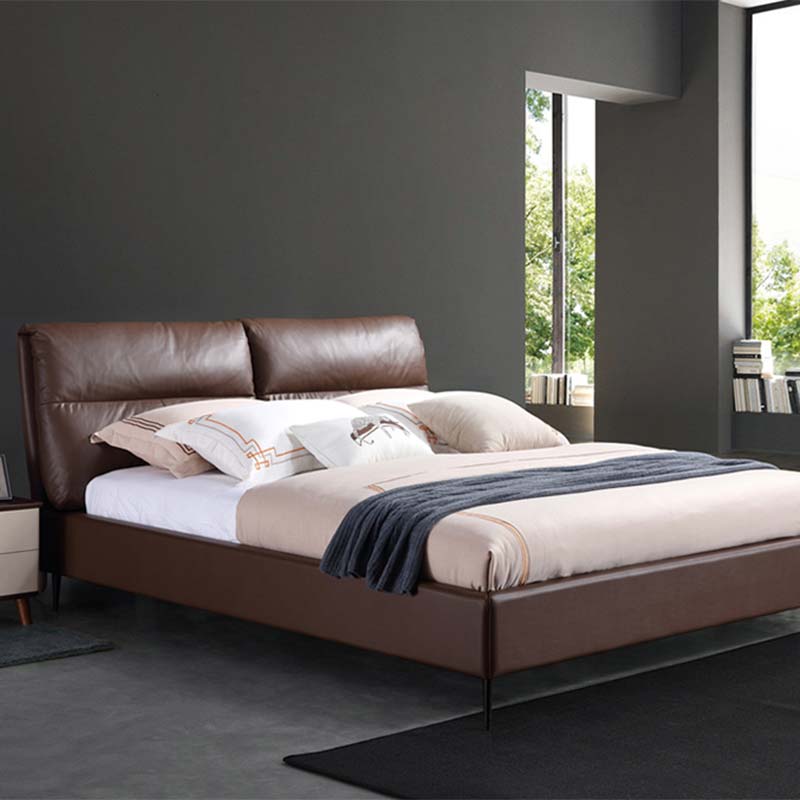 Modern Leather Bed