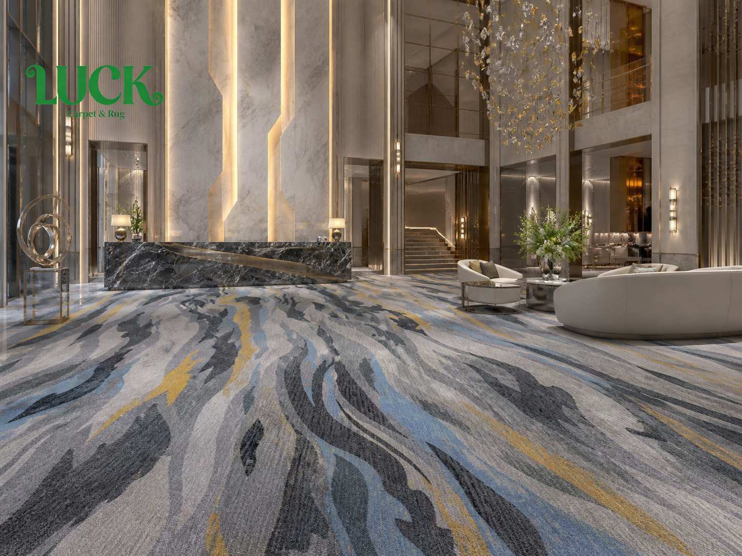 Wool Axminster Wall To Wall Carpet